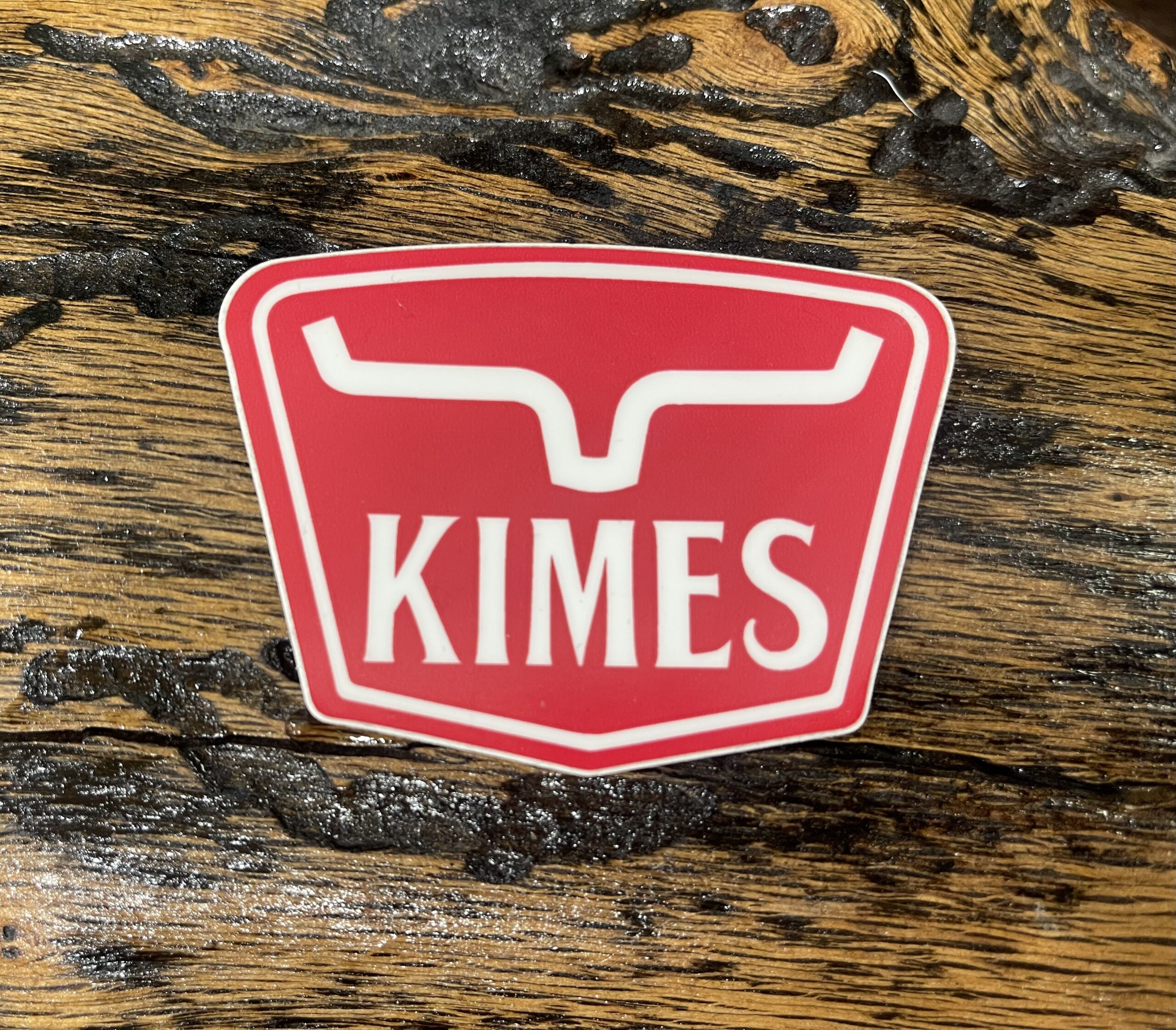 KIMES RED/WHITE STICKER – El Reparo Boots