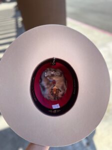 CUERNOS CHUECOS HATS OPEN CROWN SILVER BELLY - Image 2